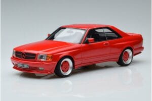 Mercedes 560 SEC W126 Widebody Rot Otto 1:18 OT995 Resin