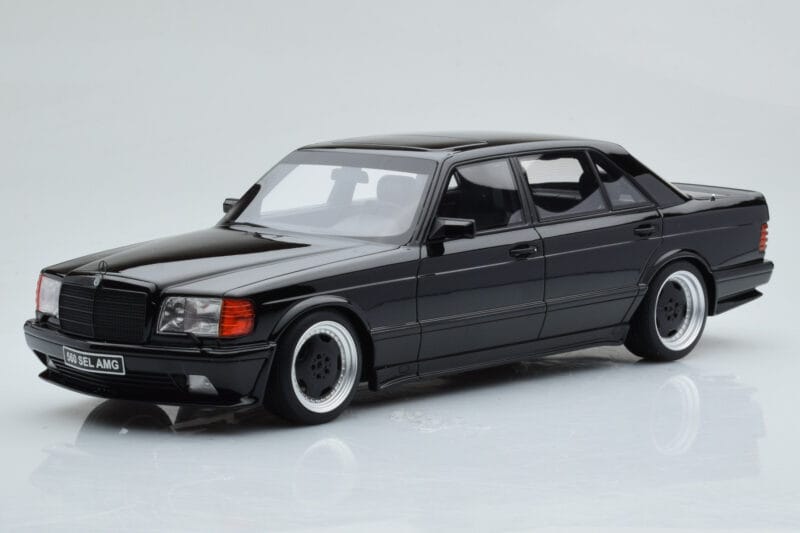 Mercedes 560 SEL AMG W126 Obsidian Schwarz Otto 1:18