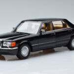 Mercedes 560 SEL W126 Schwarz Norev 1:18