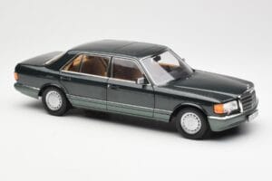 Mercedes 560 SEL W126 Night Grün Metallic Dealer Edition Norev 1:18 B66040626 Metall — Bild 6 von 8