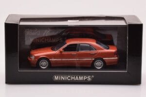 Mercedes C-Class W202 C240 Orange Metallic Minichamps 1:43 430037000 Metall — Bild 4 von 4