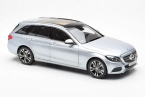 Mercedes C-Class W205 T-Modell Silber Asia Exclusive Norev 1:18 183865 Metall — Bild 6 von 8