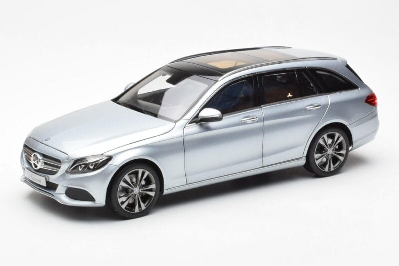 Mercedes C-Class W205 T-Modell Silber Asia Exclusive Norev 1:18