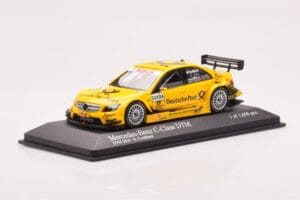 Mercedes C-Class W204 DTM Deutsche Post AMG Mercedes #17 D. Coulthard DTM 2010 Minichamps 1:43 400103817 Metall — Bild 2 von 4