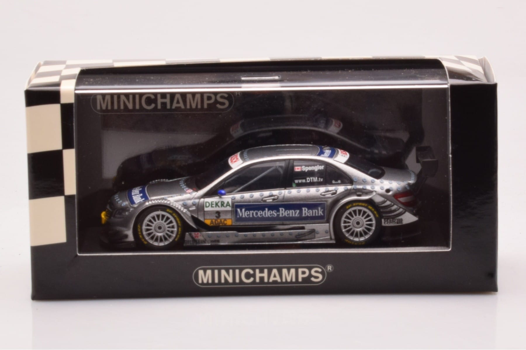 Mercedes C-Class W204 DTM Team AMG Mercedes #3 B. Spengler DTM 2008 Minichamps 1:43 400083803 Metall — Bild 4 von 4