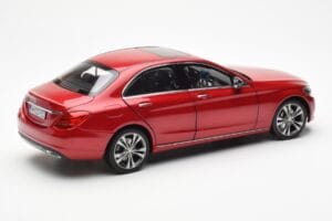Mercedes C-Class W205 Rot Metallic Asia Exclusive Norev 1:18 183835 Metall — Bild 3 von 8
