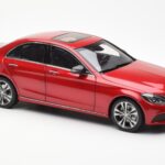 Mercedes C-Class W205 Rot Metallic Asia Exclusive Norev 1:18 - image 6 of 8