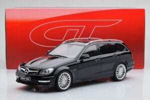 Mercedes C63 AMG S204 T-Modell Schwarz GT Spirit 1:18 GT760 Resin — Bild 6 von 6