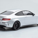 Mercedes C63S AMG C205 Coupe Silber GT Spirit 1:18 - image 2 of 6