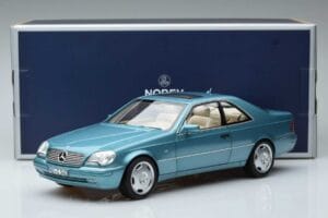 Mercedes CL600 C140 Blau Metallic Norev 1:18 183448 Metall — Bild 7 von 7