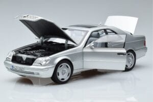 Mercedes CL600 C140 Silber Metallic Norev 1:18 183446 Metall — Bild 2 von 7