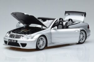 Mercedes CLK DTM AMG W209 Cabriolet Silber Kyosho 1:18 B66962272 Metall — Bild 2 von 8