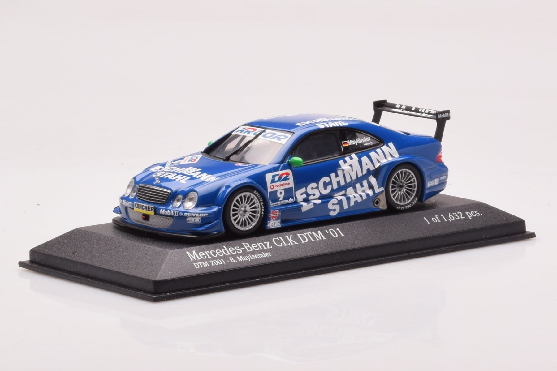 Mercedes CLK DTM Team Manthey #9 B. Maylander DTM 2001 Minichamps 1:43 400013109 Metall — Bild 2 von 4