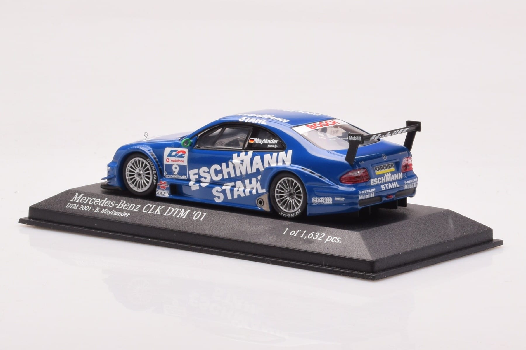 Mercedes CLK DTM Team Manthey #9 B. Maylander DTM 2001 Minichamps 1:43 400013109 Metall — Bild 3 von 4