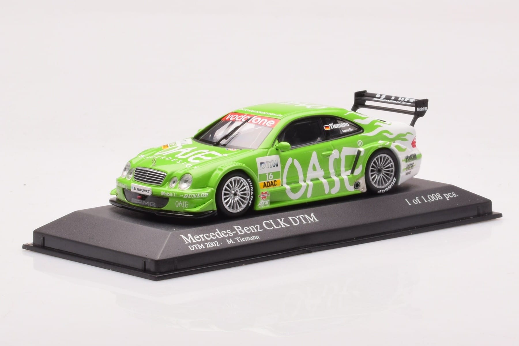 Mercedes CLK DTM Team OASE AMG #16 M. Tiemann DTM 2001 Minichamps 1:43 400023116 Metall — Bild 2 von 4