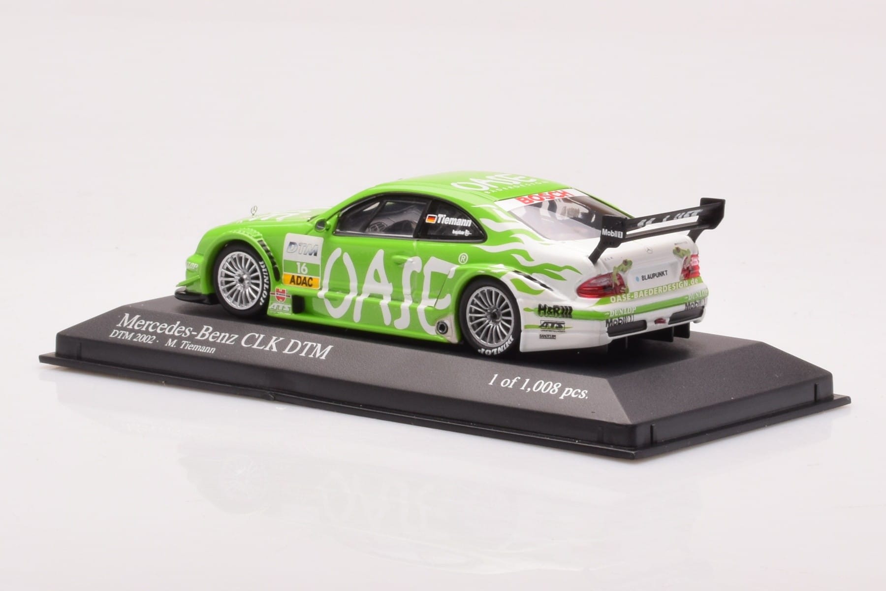 Mercedes CLK DTM Team OASE AMG #16 M. Tiemann DTM 2001 Minichamps 1:43 400023116 Metall — Bild 3 von 4