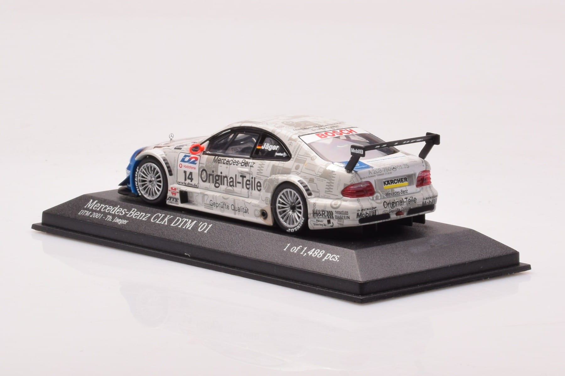 Mercedes CLK DTM Team Persson #14 Jaeger DTM 2001 Minichamps 1:43 400013714 Metall — Bild 3 von 4