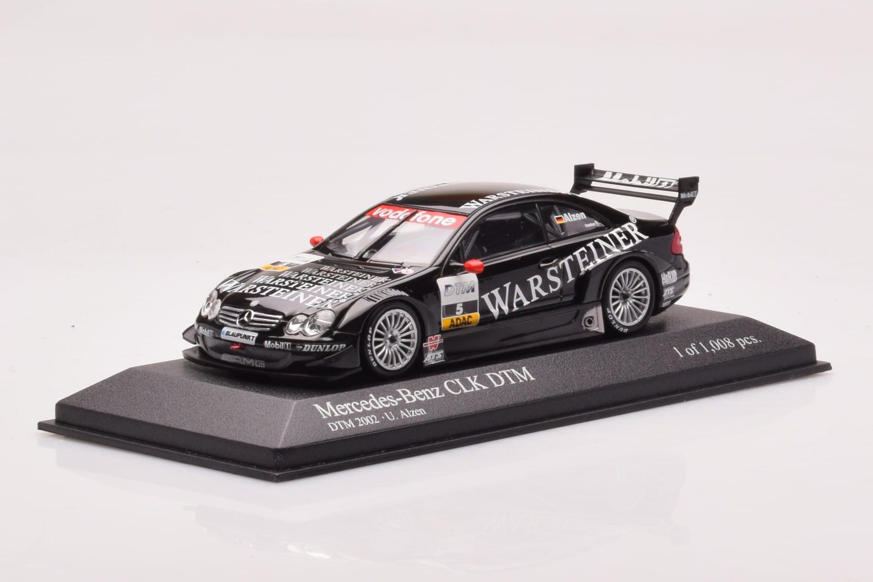 Mercedes CLK DTM Team Warsteiner AMG #5 U. Alzen DTM 2002 Minichamps 1:43 400023025 Metall — Bild 2 von 4