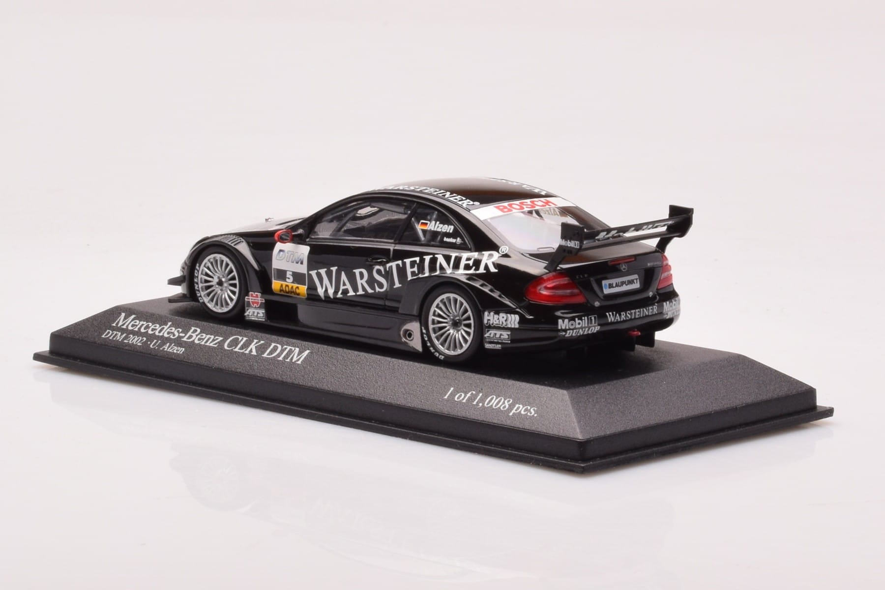 Mercedes CLK DTM Team Warsteiner AMG #5 U. Alzen DTM 2002 Minichamps 1:43 400023025 Metall — Bild 3 von 4