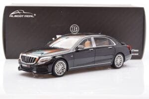Mercedes Maybach S-Class W222 Brabus 900 Obsidian Schwarz Almost Real 1:18 860102 Metall — Bild 8 von 8