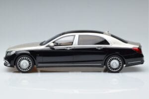 Mercedes Maybach S600 W222 Schwarz Silber GT Spirit 1:18 GT237 Resin — Bild 3 von 6
