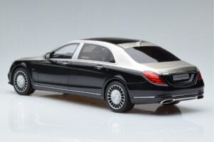 Mercedes Maybach S600 W222 Schwarz Silber GT Spirit 1:18 GT237 Resin — Bild 5 von 6