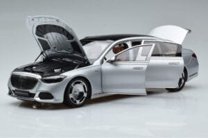 Mercedes Maybach S600 W222 V12 Biturbo Hightech Silber Almost Real 1:18 820118 Metall — Bild 2 von 12