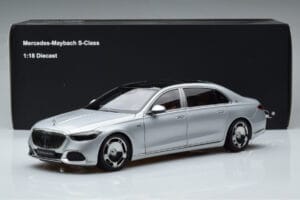 Mercedes Maybach S600 W222 V12 Biturbo Hightech Silber Almost Real 1:18 820118 Metall — Bild 12 von 12