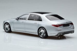 Mercedes Maybach S600 W222 V12 Biturbo Hightech Silber Almost Real 1:18 820118 Metall — Bild 7 von 12