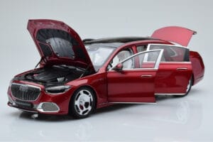 Mercedes Maybach S600 W222 V12 Biturbo Patagonia Rot Almost Real 1:18 820119 Metall — Bild 2 von 10