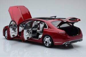 Mercedes Maybach S600 W222 V12 Biturbo Patagonia Rot Almost Real 1:18 820119 Metall — Bild 5 von 10