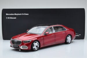 Mercedes Maybach S600 W222 V12 Biturbo Patagonia Rot Almost Real 1:18 820119 Metall — Bild 10 von 10