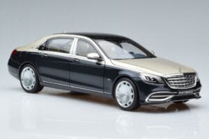 Mercedes Maybach S650 X222 Silberblau Norev 1:18 B66960615 Metall — Bild 5 von 7