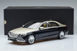Mercedes Maybach S650 X222 Silberblau Norev 1:18 B66960615 Metall — Bild 7 von 7