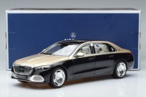 Mercedes Maybach S680 X223 Gold Schwarz Metallic Norev 1:18 183917 Metall — Bild 7 von 7