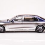 Mercedes Maybach S680 W223 Nautical Blau Cirrus Silber Almost Real 1:18 - image 4 of 8
