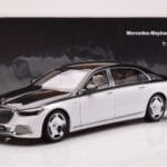 Mercedes Maybach S680 W223 Obsidian Schwarz Diamond Weiß Almost Real 1:18 - image 7 of 7