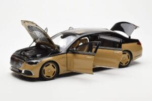 Mercedes Maybach S680 W223 Obsidian Schwarz Sand Almost Real 1:18 820124 Metall — Bild 2 von 7
