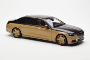 Mercedes Maybach S680 W223 Obsidian Schwarz Sand Almost Real 1:18 820124 Metall — Bild 5 von 7