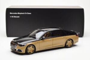 Mercedes Maybach S680 W223 Obsidian Schwarz Sand Almost Real 1:18 820124 Metall — Bild 7 von 7