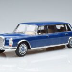 Mercedes S-Class 600 W100 LWB Pullman Dunkelblau MCG 1:18 MCG18189 Metall