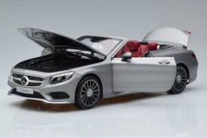 Mercedes S-Class A217 Cabriolet Grau Norev 1:18 B66960355 Metall — Bild 2 von 8