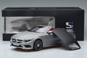 Mercedes S-Class A217 Cabriolet Grau Norev 1:18 B66960355 Metall — Bild 8 von 8