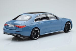 Mercedes S-Class W223 Vintage Blau Norev 1:18 B66960828 Metall — Bild 3 von 7