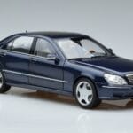 Mercedes S55 AMG W220 Blau Norev 1:18 183817 Metall - image 5 of 7