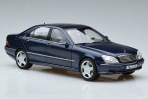 Mercedes S55 AMG W220 Blau Norev 1:18 183817 Metall — Bild 5 von 7