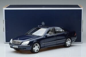 Mercedes S55 AMG W220 Blau Norev 1:18 183817 Metall — Bild 7 von 7