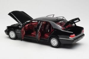 Mercedes S600 W140 Schwarz Norev 1:18 183722 Metall — Bild 5 von 8