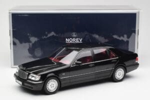 Mercedes S600 W140 Schwarz Norev 1:18 183722 Metall — Bild 8 von 8