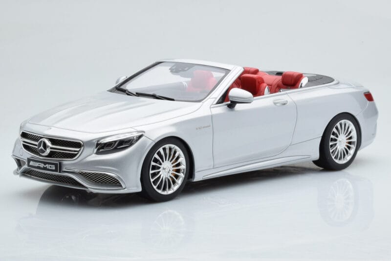 Mercedes AMG S65 A217 Cabriolet Silber GT Spirit 1:18